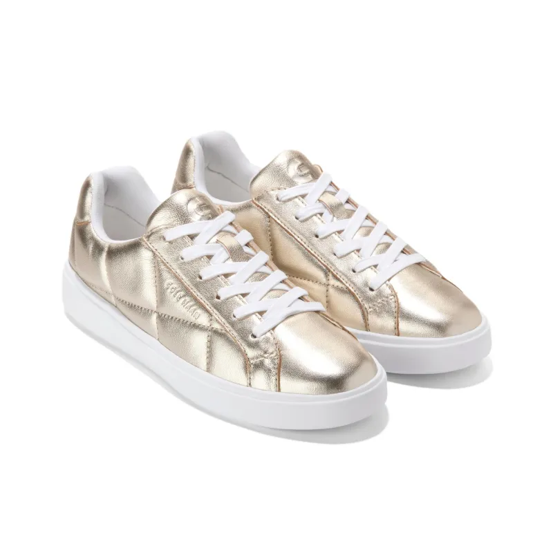 COLE HAAN GRAND CROSSCOURT Collection Low Top Skateboard Shoes Women's Gold-2