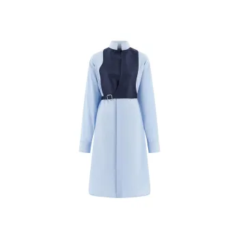 Ferragamo Contrasting Panel Shirt Dress