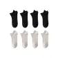 Women's-8 Pack (Black 4+Ecru 4)