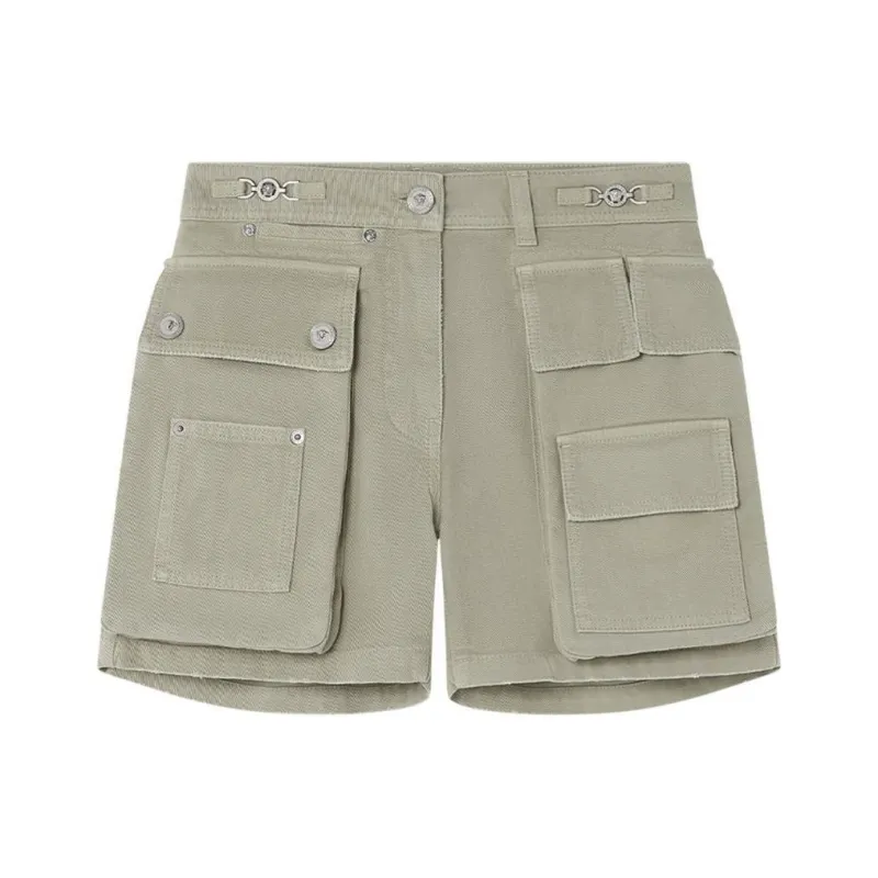 VERSACE Cargo Denim Shorts-0