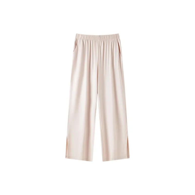 PEAK Knitted Sports Pants Women's Pearl Beige-0