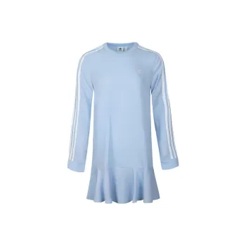 Adidas Originals Long Sleeved Dresses Women's Blue