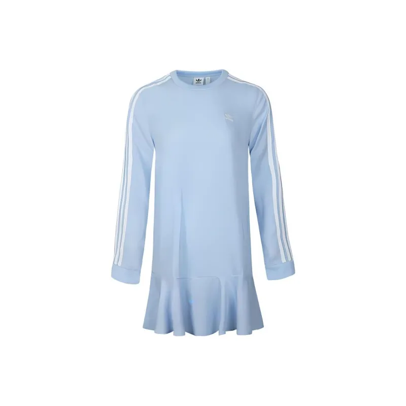 Adidas Originals Long Sleeved Dresses Women's Blue-0
