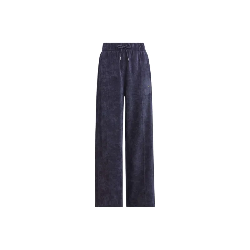 Adidas Originals Loose COZY PANT Knitted Sports Pants Women's Dark Navy Blue-0