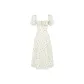 Ivory White Print