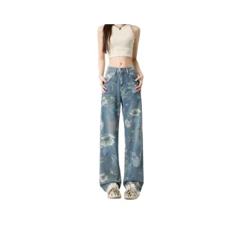 Ordifen Jeans Women's Blue