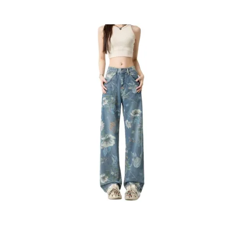 Ordifen Jeans Women's Blue