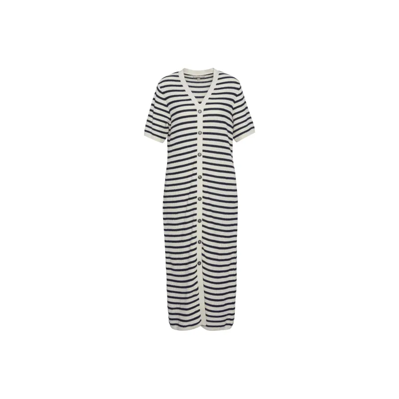 BARBOUR Short Sleeved Dresses Women's Black White-0