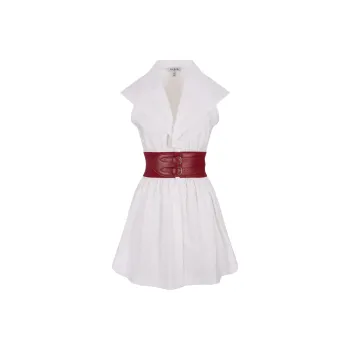 Alaia Sleeveless Dress Women's White