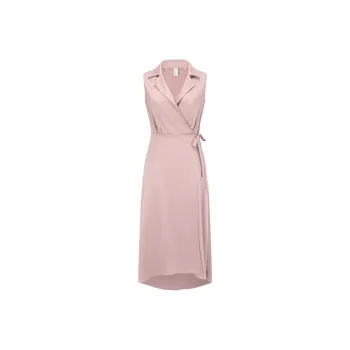 HOUSE OF NIGHTFLY Wrap Dress Women's Premium Pink