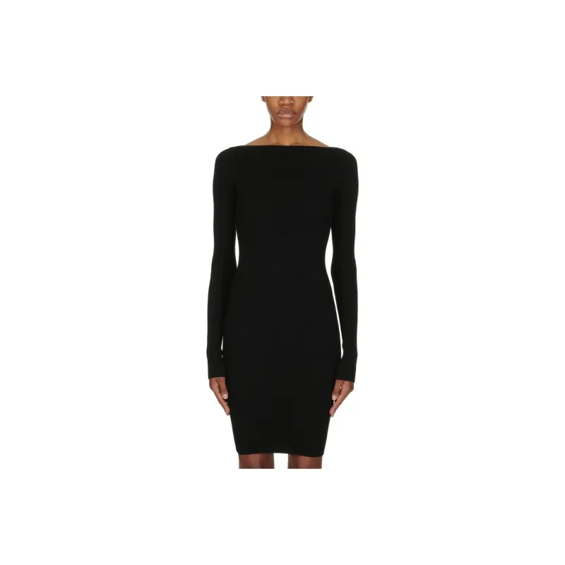 RICK OWENS Cut Out Stretched Dress-0