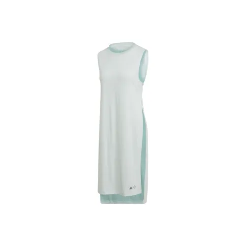 Adidas Sleeveless Dresses Women's Light Blue