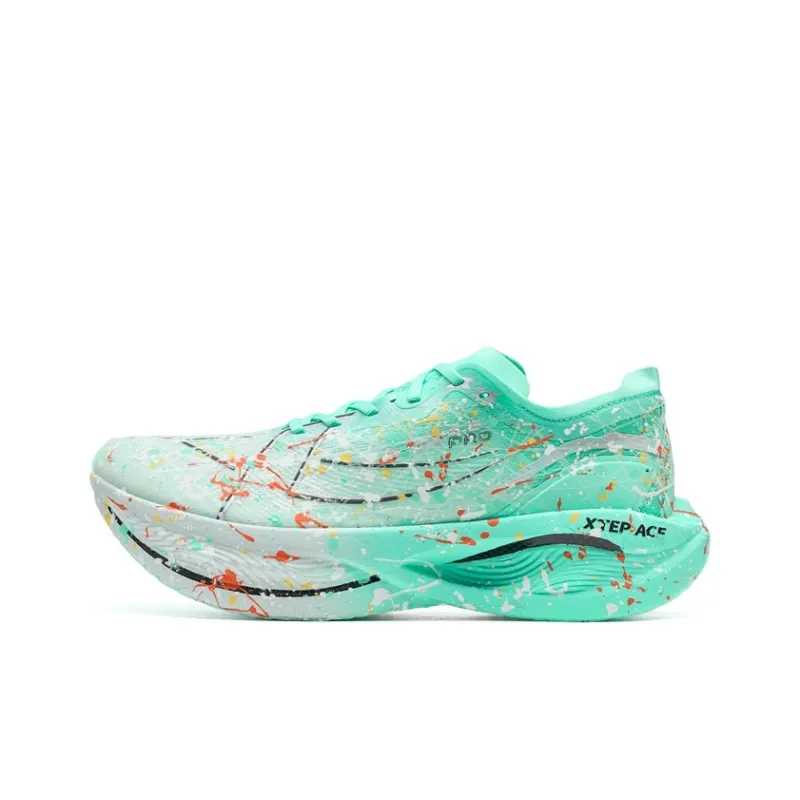 XTEP 160X 3.5PRO Running Shoes Men Low Top Moonstone Blue, Teal Clear-0