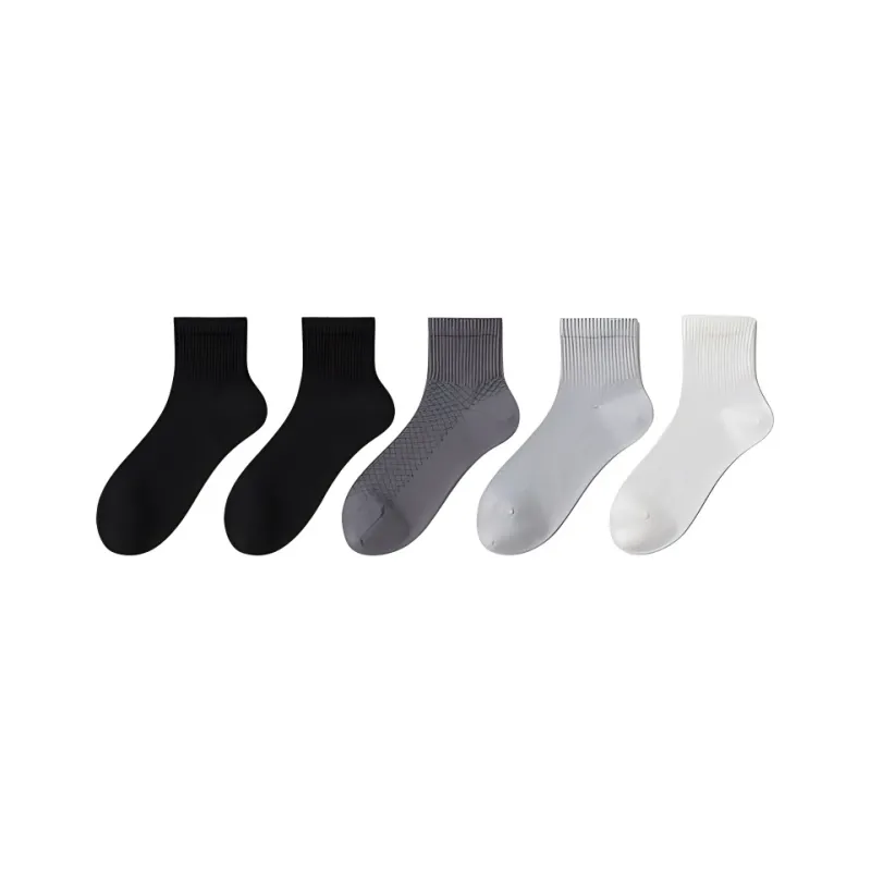 LUYOUYE Ankle Socks Men's 5 Pack-12