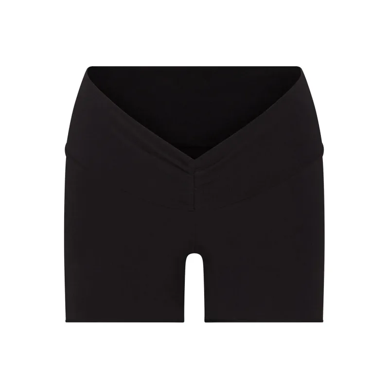 SKIMS COTTON TWIST SHORT Casual Shorts Women's SOOT/Smoke Gray-0
