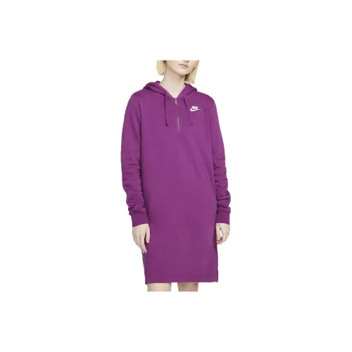 Nike Long-Sleeved Dresses Women's Purple
