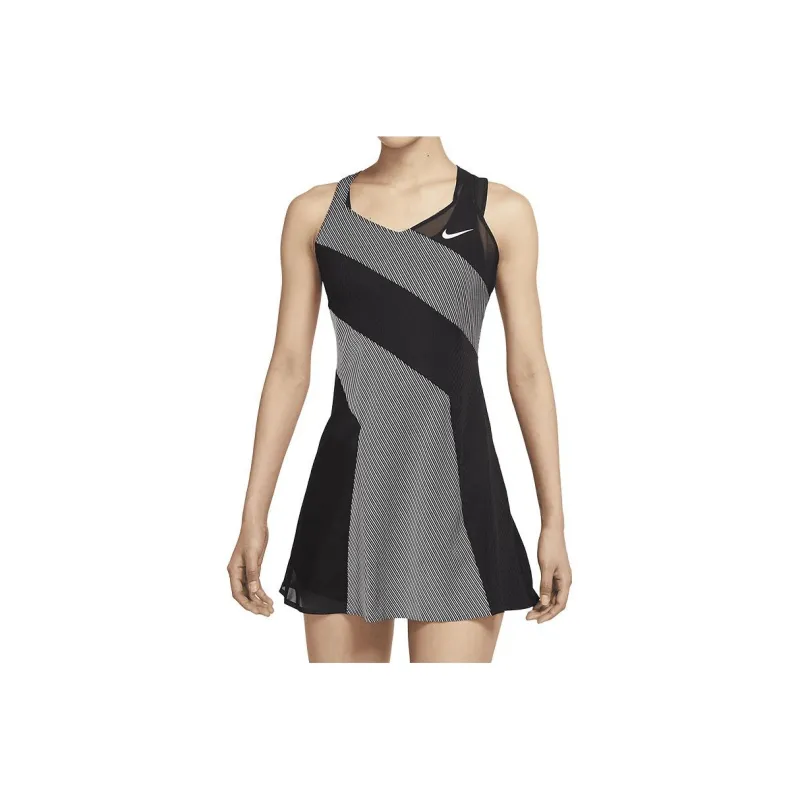 Nike Nike X Naomi Osaka Co-branded Series Sleeveless Dress Women's Black White-0