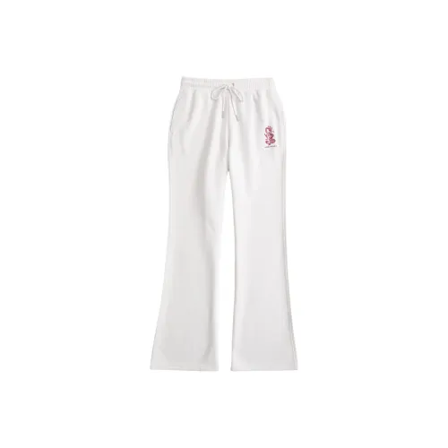 Abercrombie＆Fitch Knitted Sports Pants Women's White