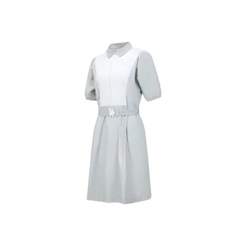 RAPIDO Golf Short-Sleeved Dresses Women's Light Gray