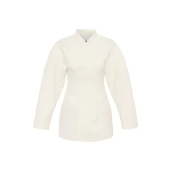 Khy x Entire Studios FW24 Tailored Mini Dress Long-Sleeved Dresses Women's Warm White/Warm White