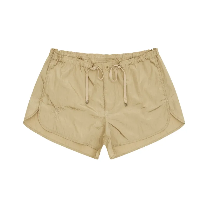 SMFK Casual Shorts Women's Gold-0