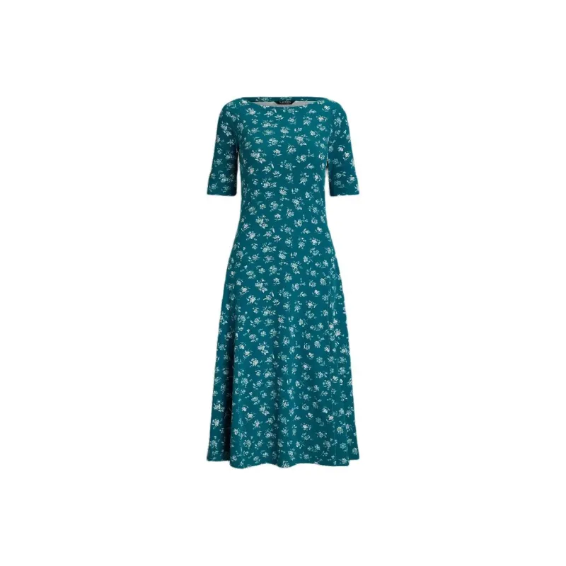 Polo Ralph Lauren SS24 Short-Sleeved Dresses Women's Indigo-0