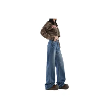 Yynw Jeans Women's Crackle Blue