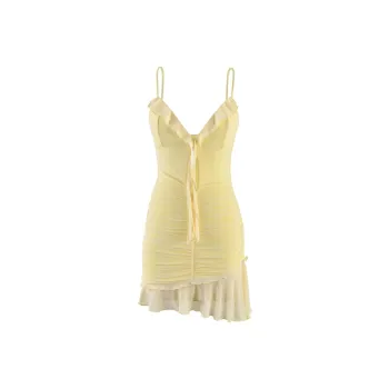 Tiger Mist CARLY DRESS Slip Dress Women's Lemon Yellow