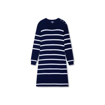 DKNY FW24 Long Sleeved Dress Women's Navy Blue