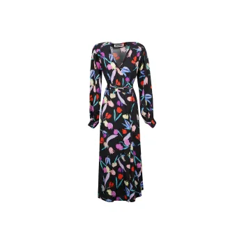 Rotate Long-Sleeved Dresses Women's Black