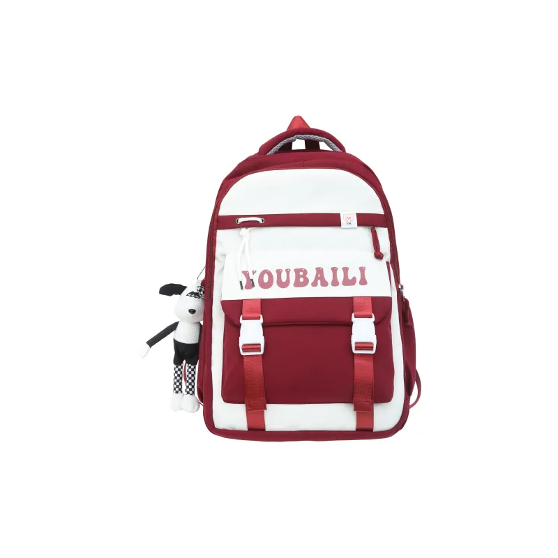 H YXIANG Nylon Backpack Unisex Multicolor-1