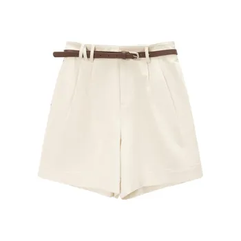 Fragment Casual Shorts Women's Ecru