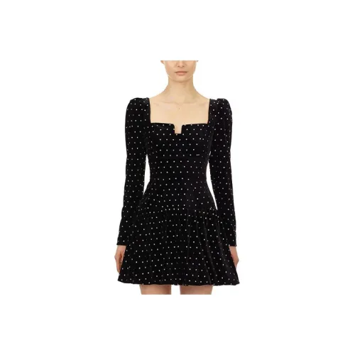 Self portrait Long Sleeved Dress Women's Black