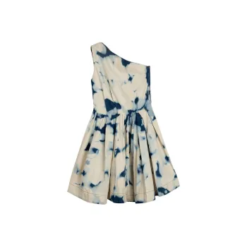 MSGM Sleeveless Dress Women's Blue/White