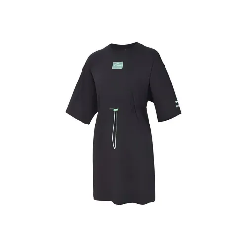 PUMA Short Sleeved Dresses Women's Black