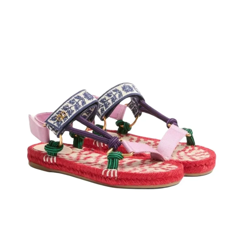 Valentino Lake Powell One Strap Sandals Women's Red-2