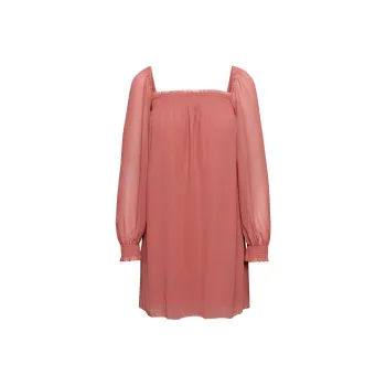 ARITZIA Wilfred Alana Dress Long-Sleeved Dresses Women's Warm Sienna Red