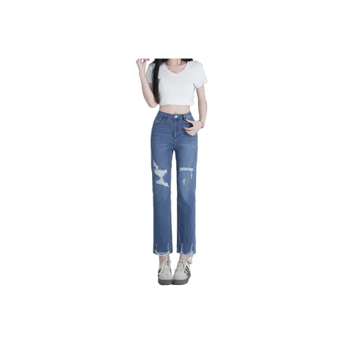 Enhanced Jeans Women's Dark Blue