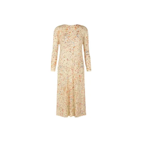 PLEATS PLEASE ISSEY MIYAKE Long Sleeved Dresses Women's Yellow