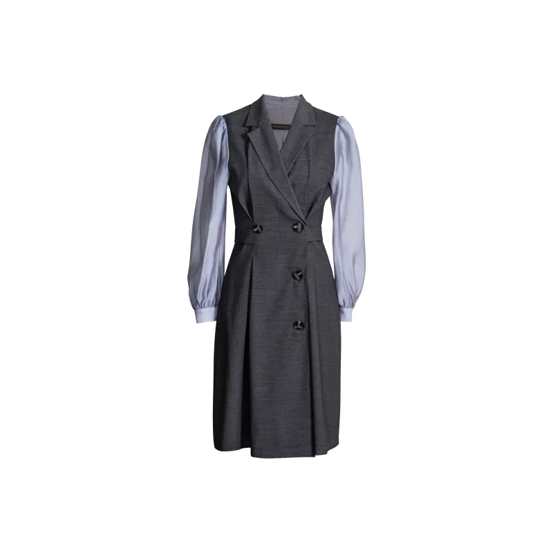 ROEYSHOUSE Long Sleeved Dresses Women's Gray-0