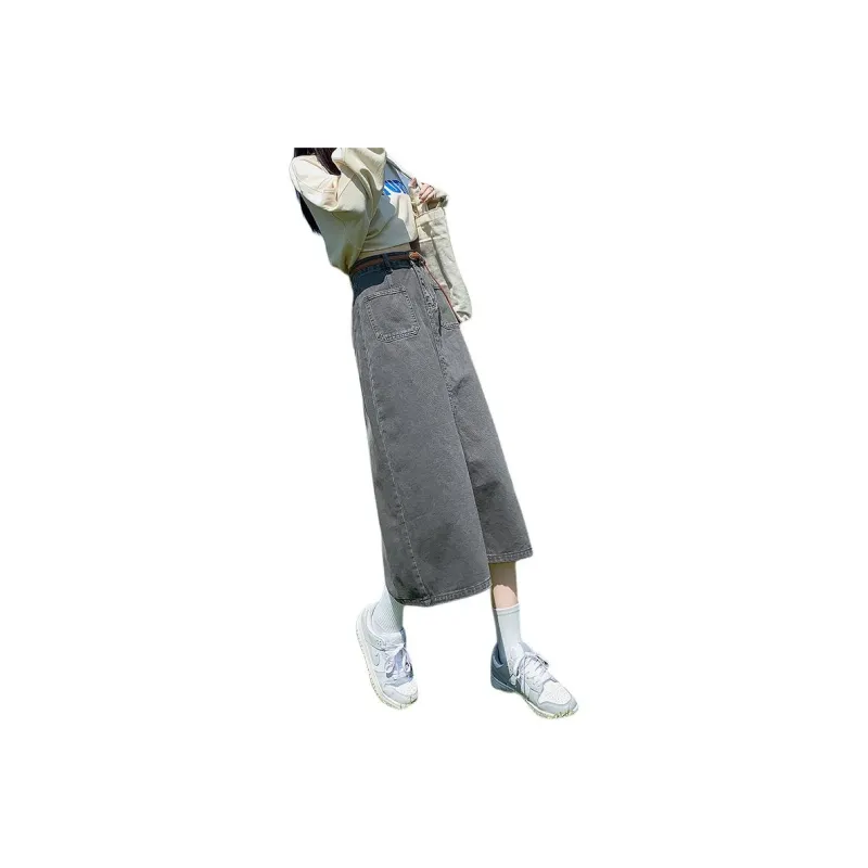 ZAZN Denim Long Skirts Women's-14