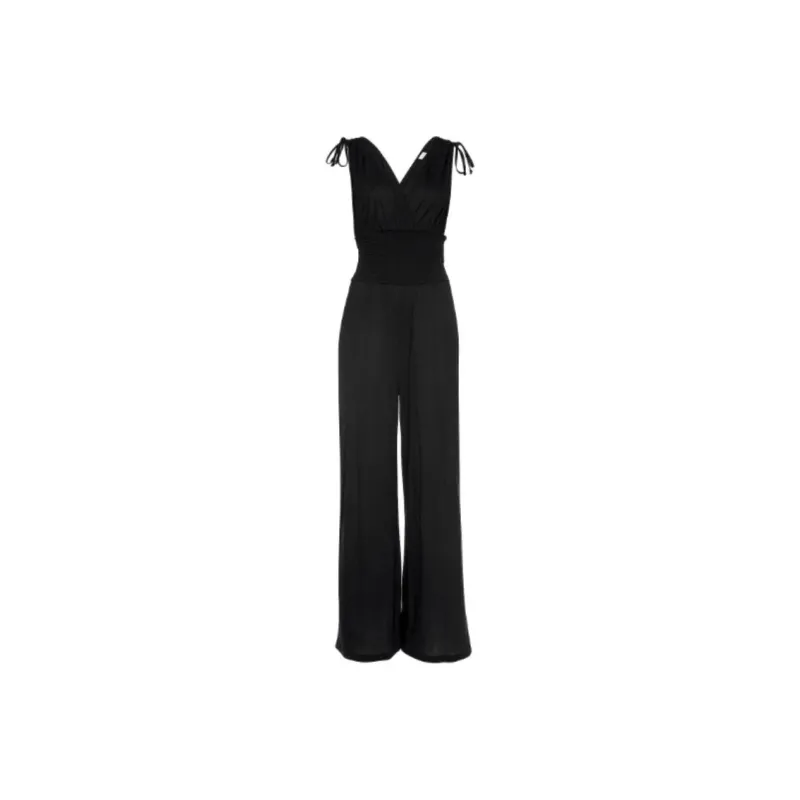 Victoria's Secret LASCANA Tie-Shoulder Jumpsuit / Black Jumpsuit Women's Black-0