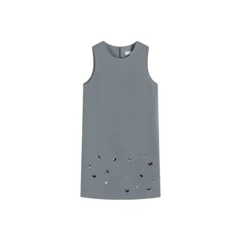 Famanxuan Sleeveless Dress Women's Melbourne Gray