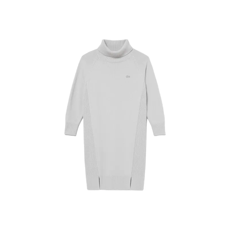 LACOSTE Long-Sleeved Dresses Women's Gray-0