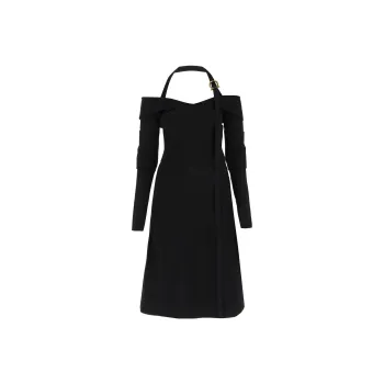 Ferragamo Off shoulder Midi Dress