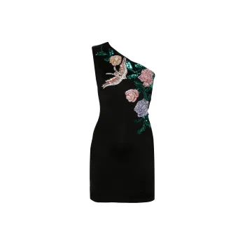 BALMAIN Bead-embellished Minidress