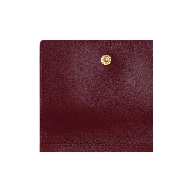 Bottega Veneta Lambskin Card Holder Women's Barolo-4