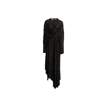 Balenciaga SS23 Long-Sleeved Dresses Women's Black