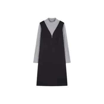XWI Long Sleeved Dresses Women's Black & Gray