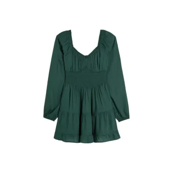 Hollister Long-Sleeved Dresses Women's Dark Green
